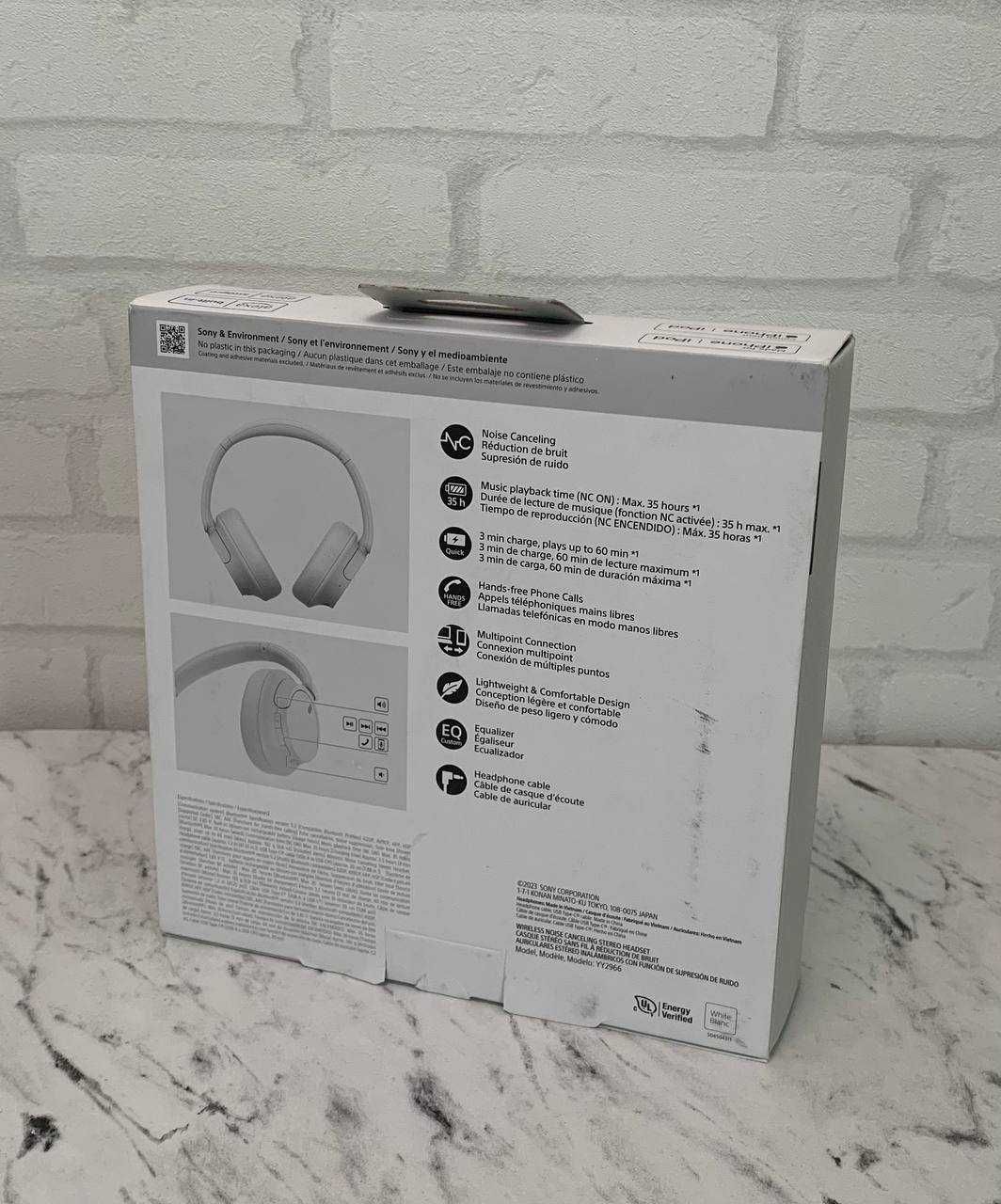 Навушники бездротові Sony WH-CH720N Wireless White