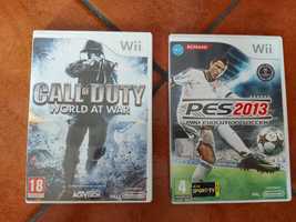 Wii Call of Duty World at War e PES 2013