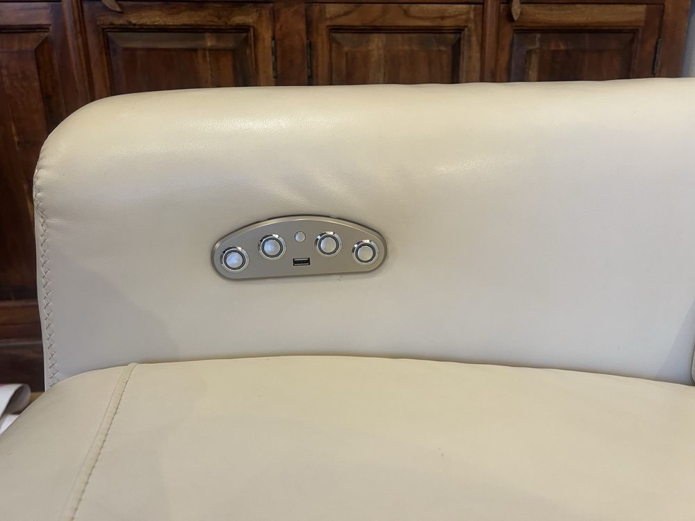 Sofa skórzana Kler z relaksem
