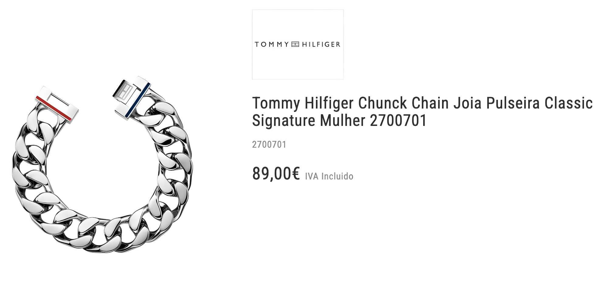 Pulseira Tommy Hilfiger Chain