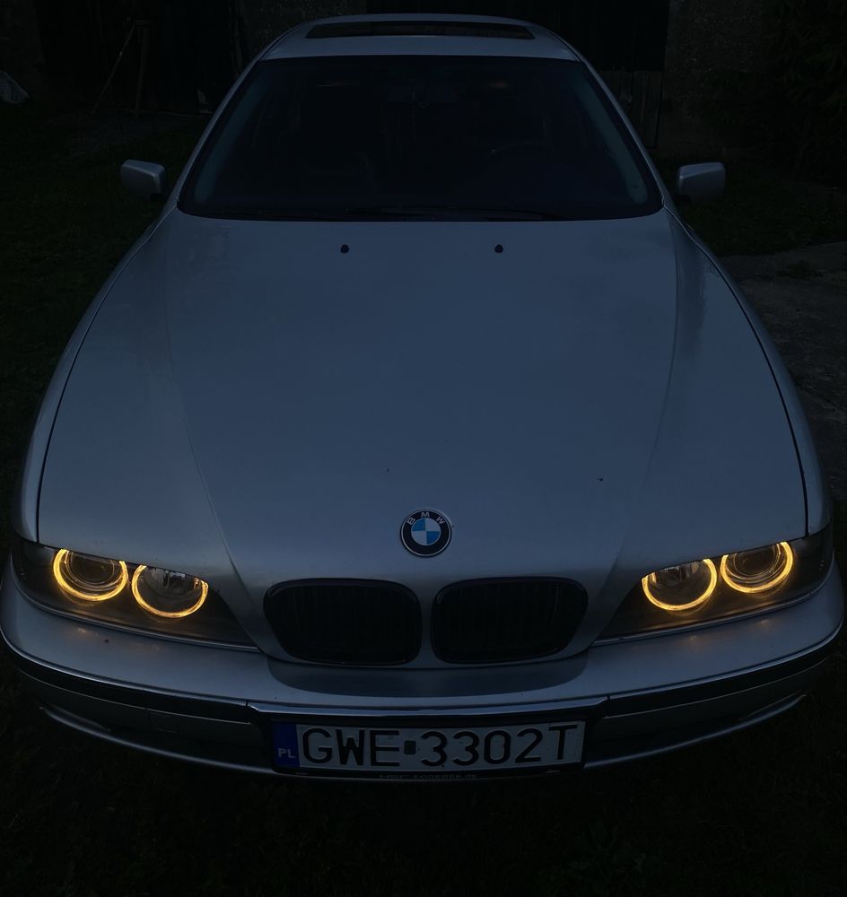 Bmw e39 530d *mapa na 220km*z montowanym hakiem*długie opłaty*bez rdzy