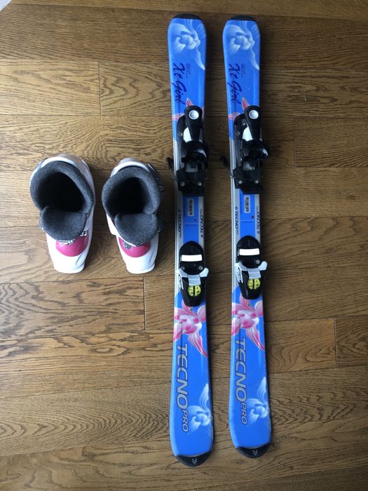 Narty 100 cm buty narciarskie 248 (rozmiar 30).