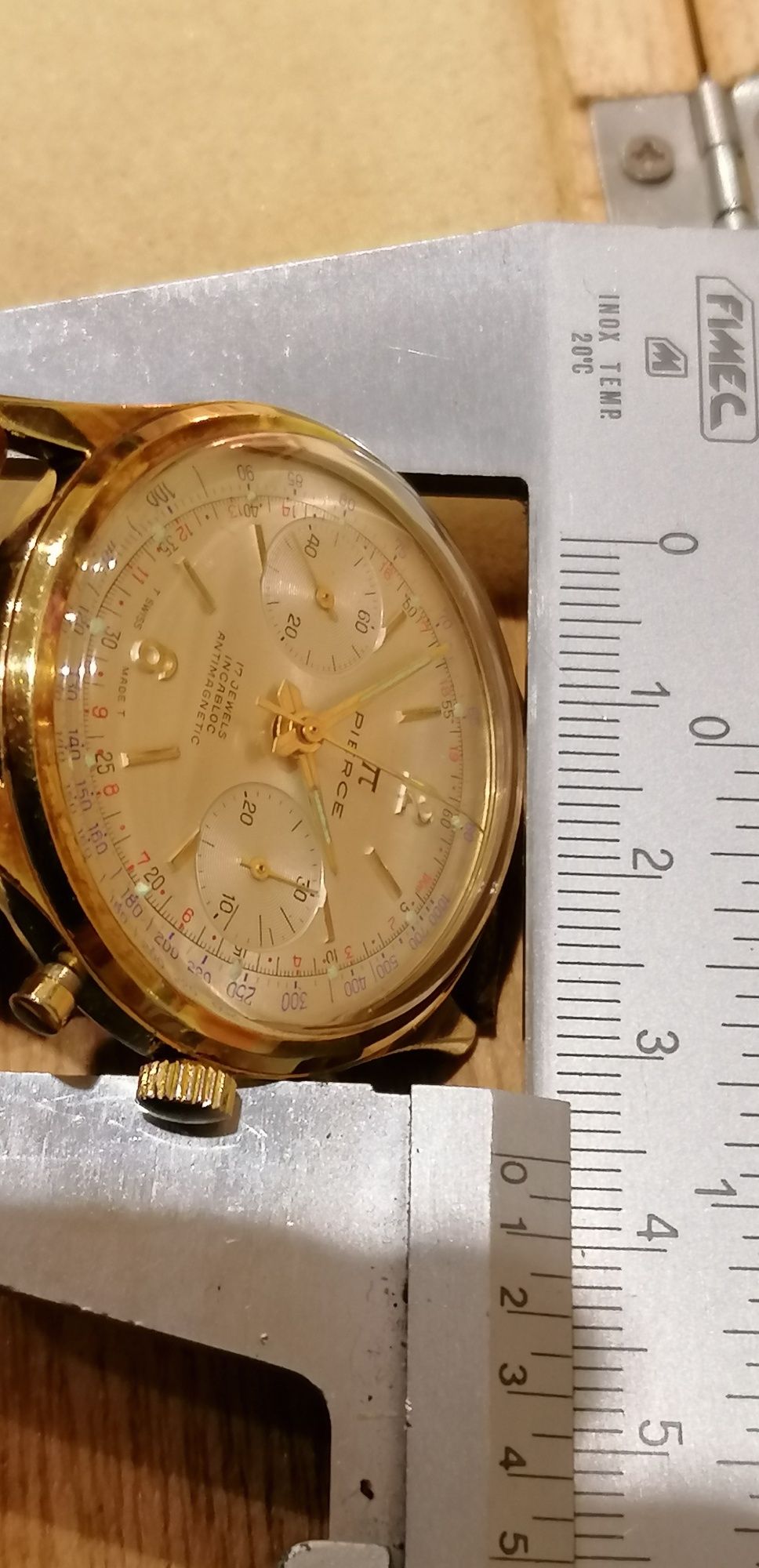 Relógio antigo cronografo pierce