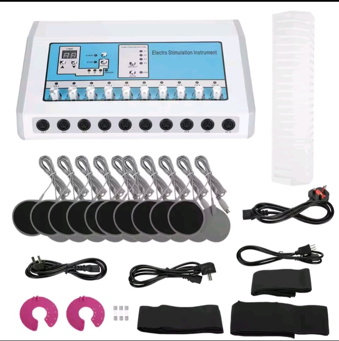 Eletroestimulador Muscular Emagrecimento Tonificação Profissional