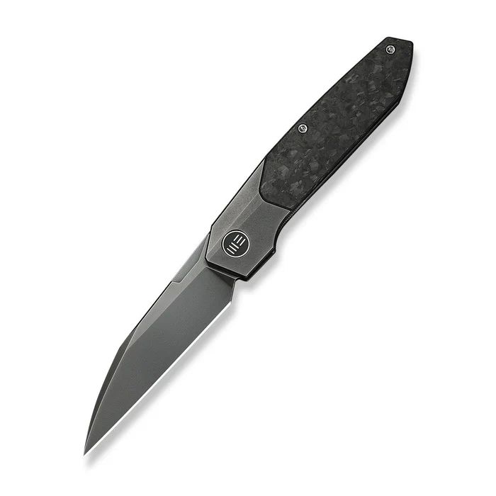 Nóż składany WeKnife Brr15 Gray Titanium/Shredded Carbon Fiber,