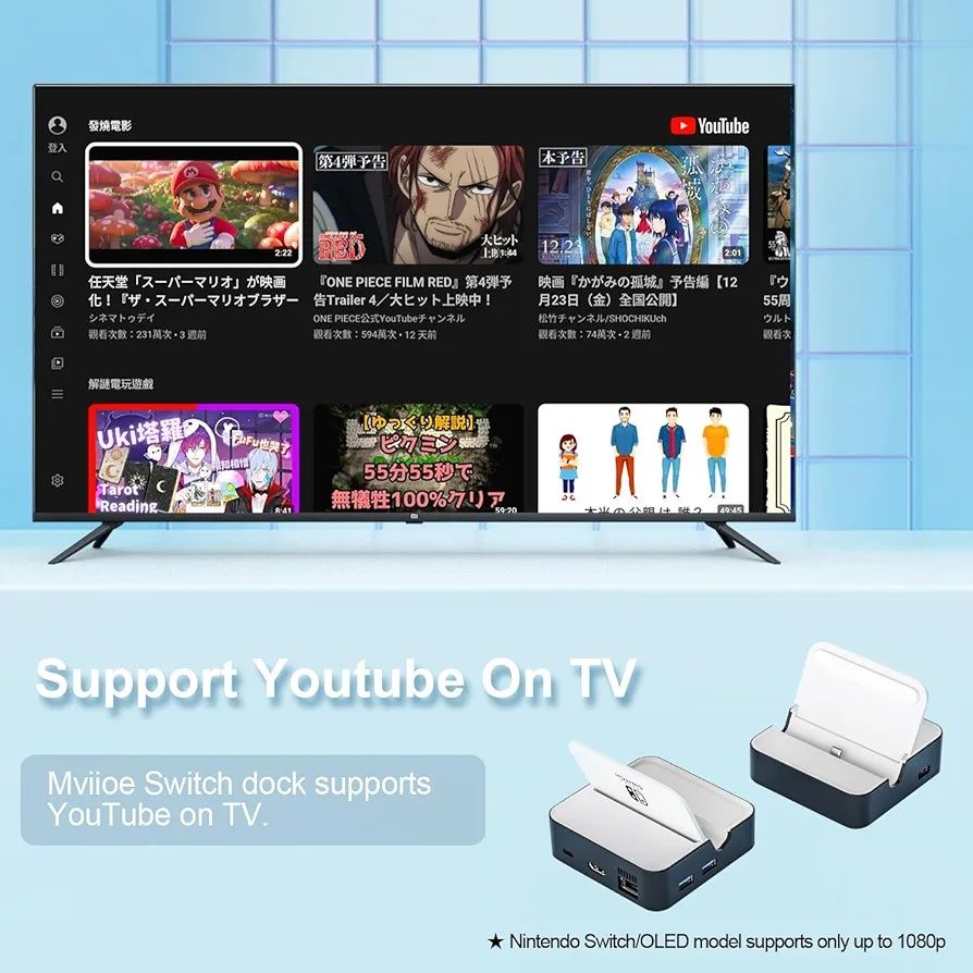 Ulepszona Stacja Dokująca Switch Tv Do Switch Switch OLED Mviioe