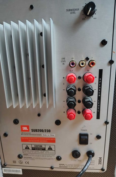JBL Sub 200/230 subwoofer aktywny