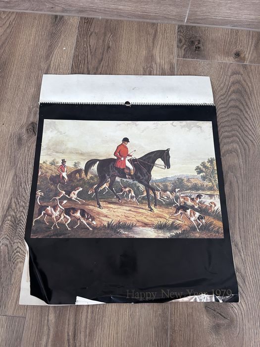 Kalendarz ścienny malarstwo Kossak 1979