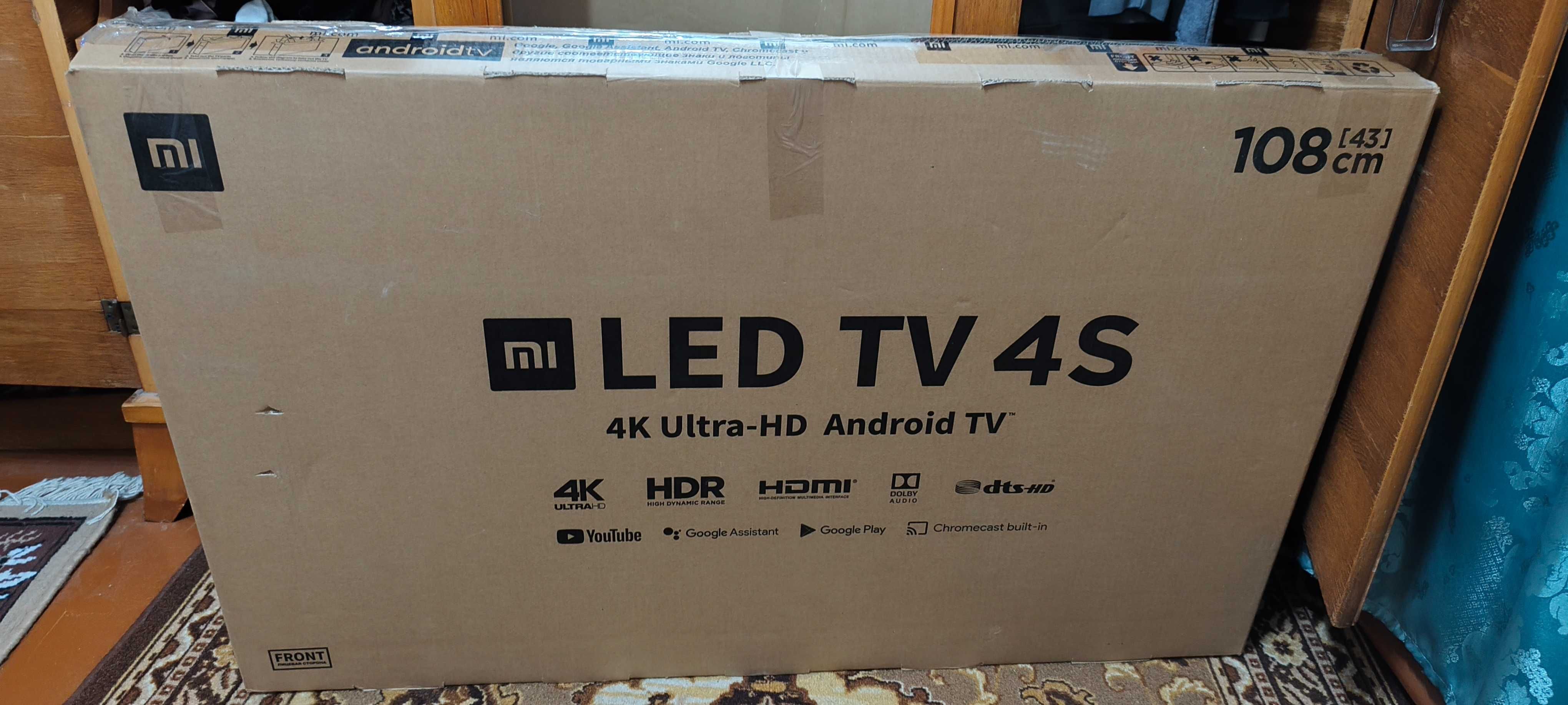 Телевізор 43" Xiaomi Mi TV UHD 4S Smart TV Silver+LeD
