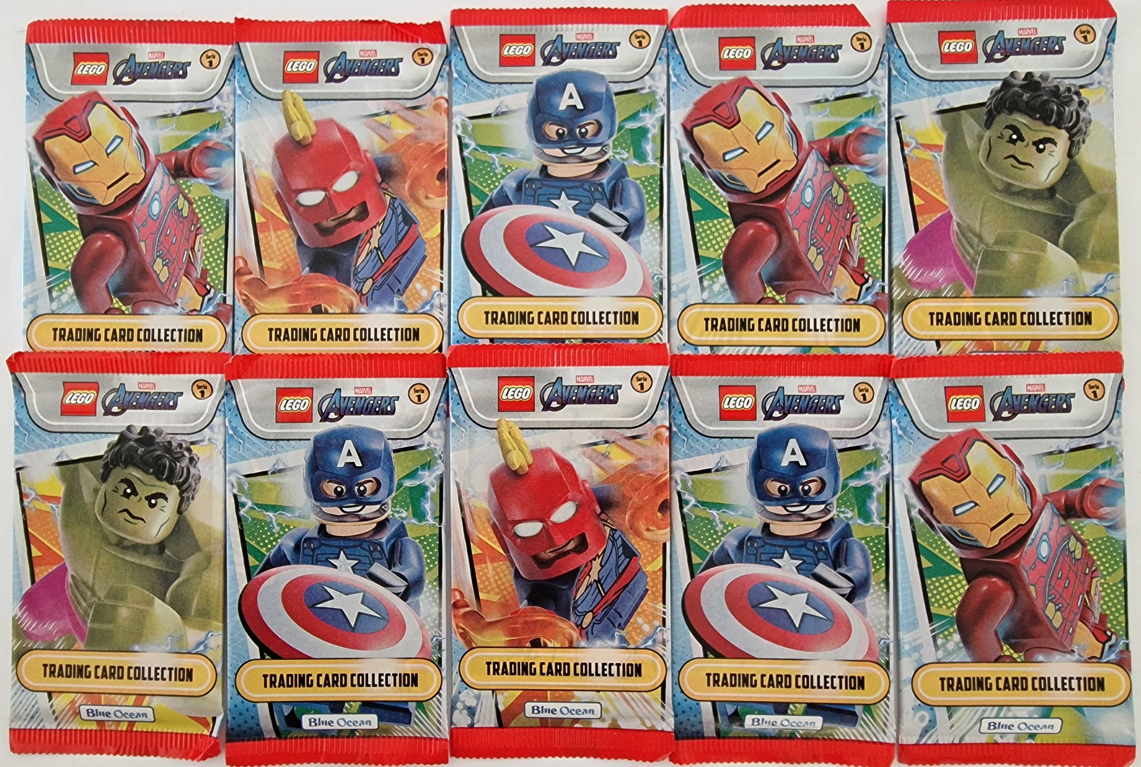 120 kart 20 saszetek  MARVEL Lego Avengers