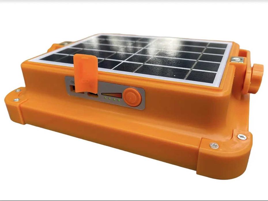 Прожектор- Power Bank світлодіодний із сонячною батареєю 12 000 мА/год
