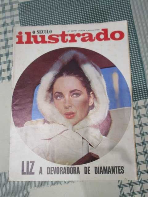 Elizabeth Taylor II revistas Lyz Lis antigas portuguesas