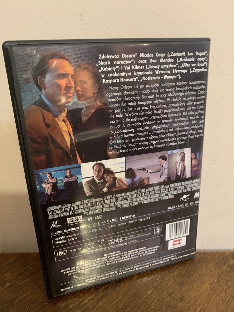 Zły porucznik film dvd