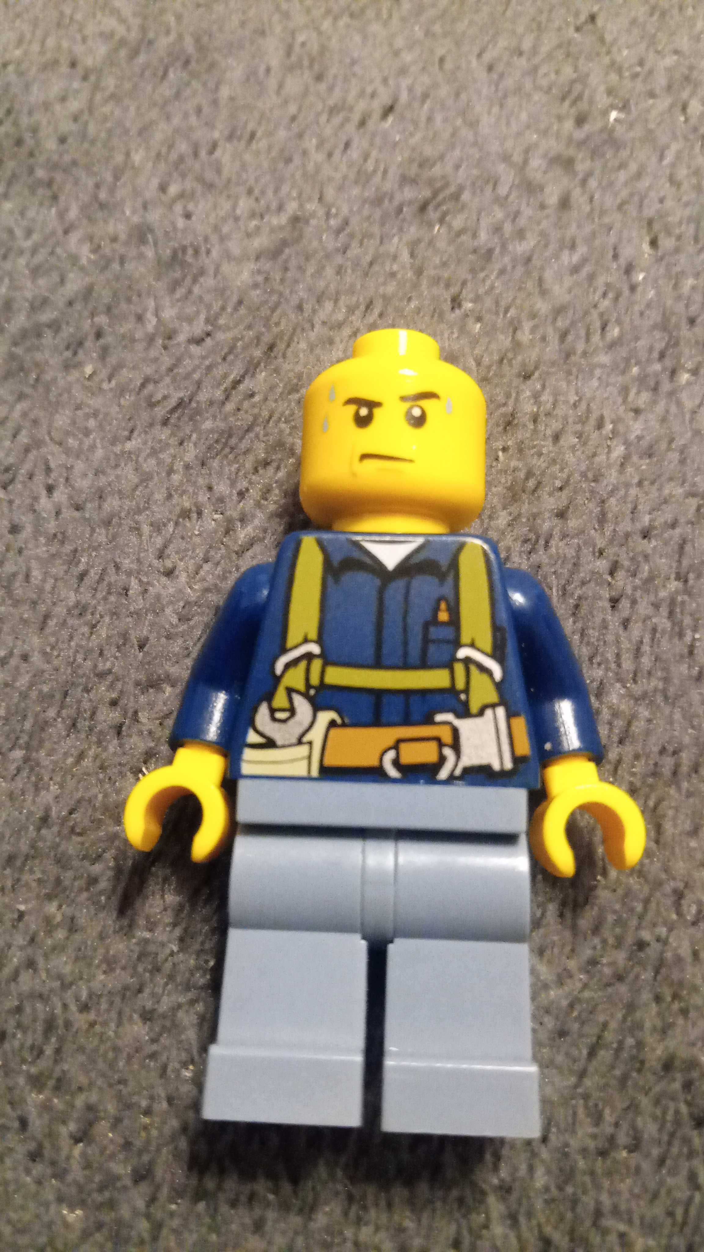 LEGO figurka ludzik LEGO city robotnik budowlany