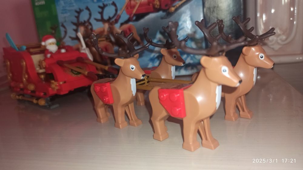 Lego. Сани діда мороза