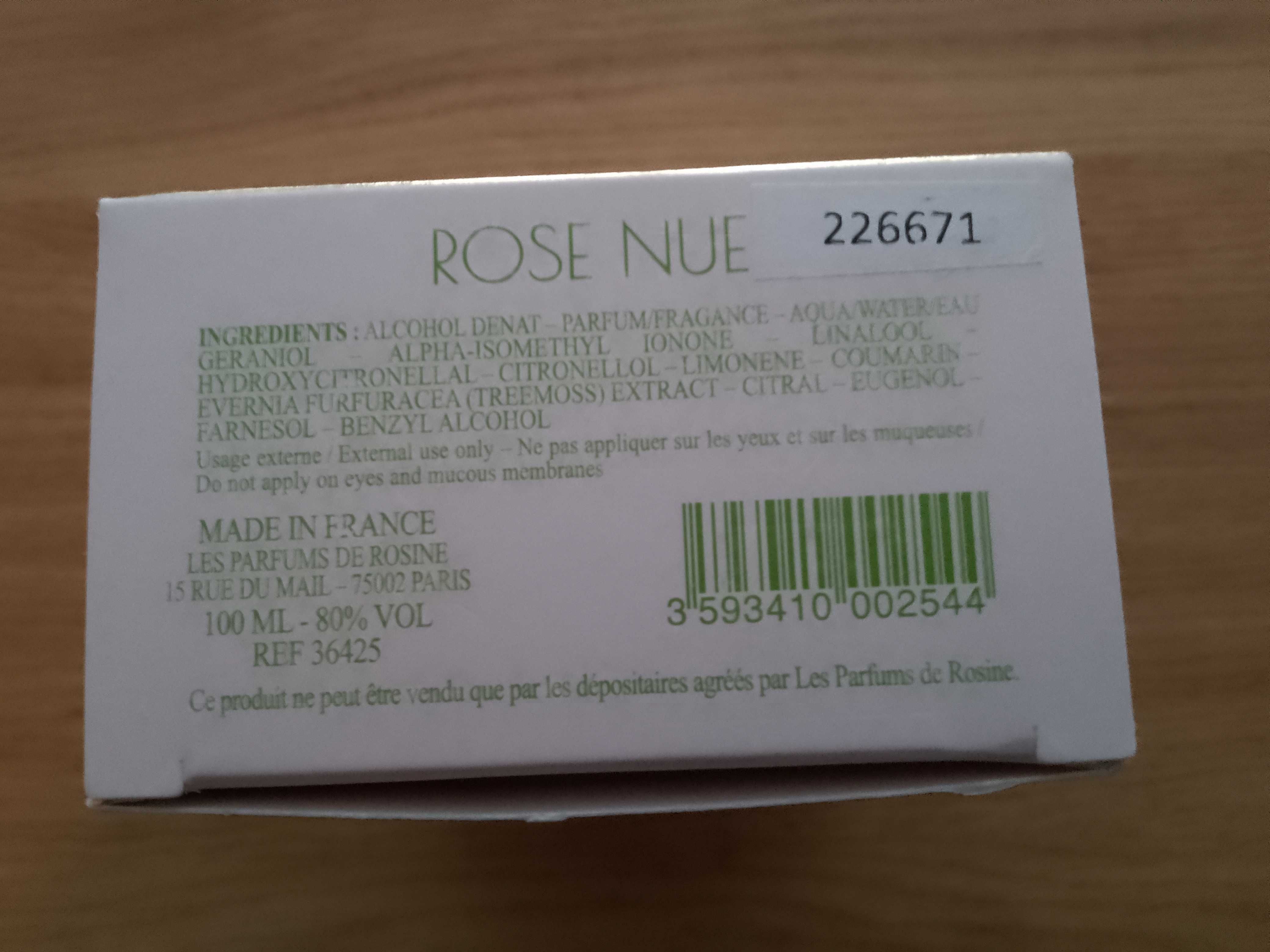 Les Parfums de Rosine Rose Nue - nisza