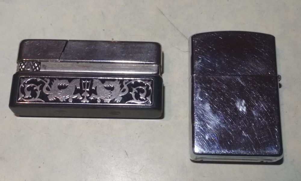 Зажигалки газ бензин.