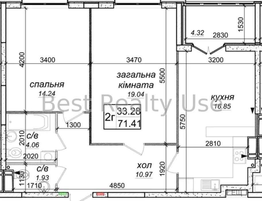 Продаж 2 к квартири в ЖК Одеський бульвар, Новосілки Теремки 10 хв