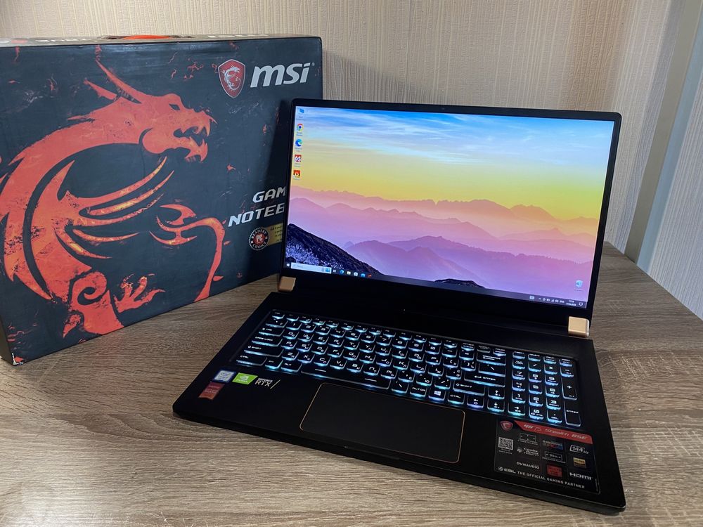 Величезний 17.3! RTX 2060 (144Hz) Msi Stealth, 16RAM, 700ssd