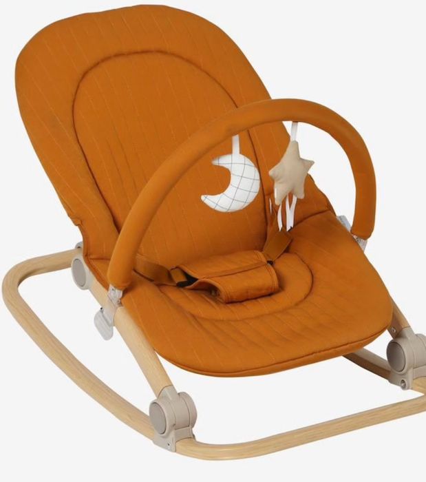 Espreguiçadeira amarela com arco Vertbaudet