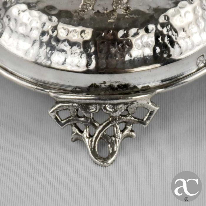 Paliteiro em prata portuguesa Javali