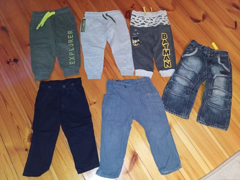 Spodnie dresowe dzinsowe 6sztuk