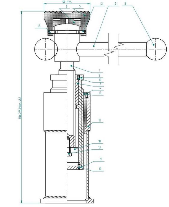 PKM projekt podnośnik śrubowy, ściągacz, prasa, przekładnia, reduktor
