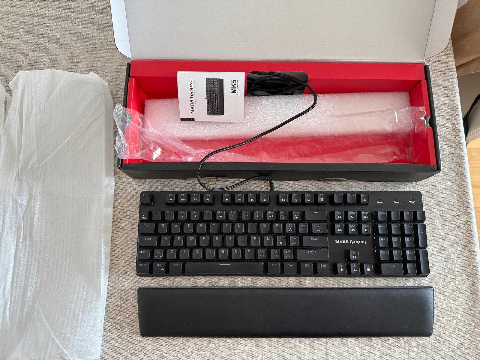 Mars Gaming MK5 RGB switches azuis