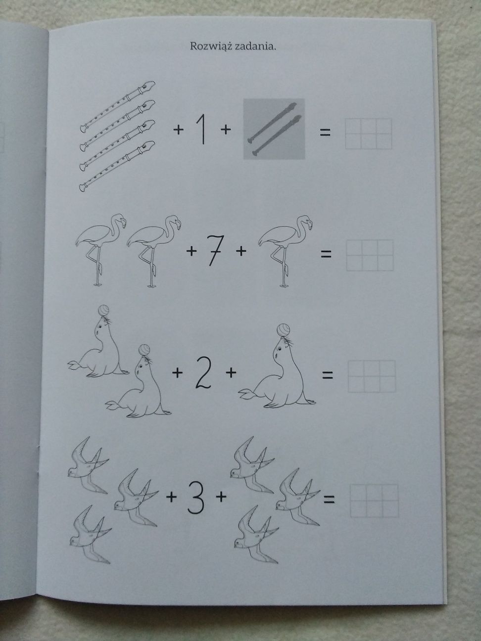 Zaczynam liczyć. Ćwiczenia matematyczne dla 4-6 Latków, przedszkolaków