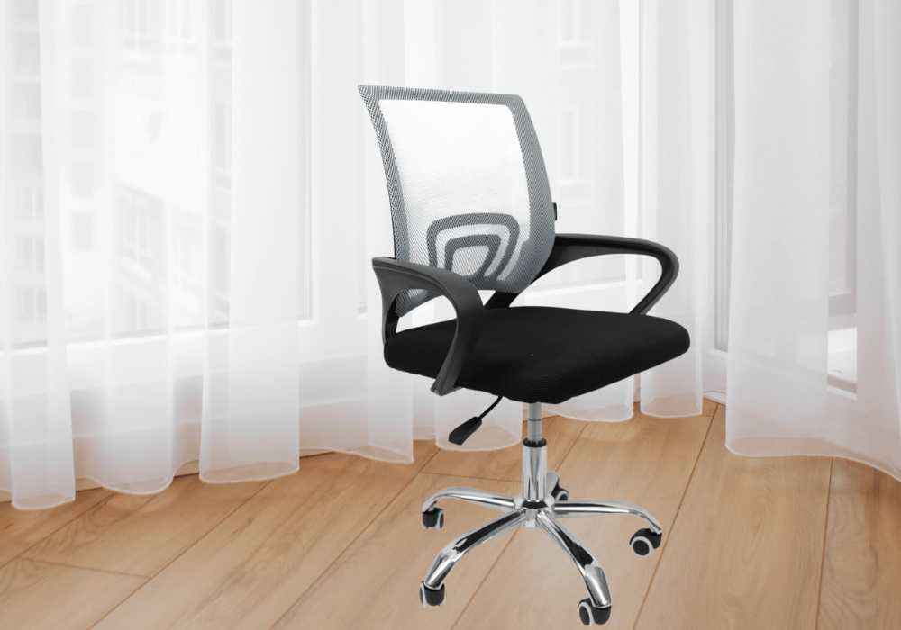 Крісло Bonro сіре для офісу та дому