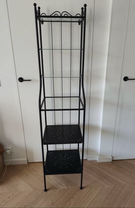 Nowy regał szafka łazienkowa czarna metalowa loft elegancka IKEA