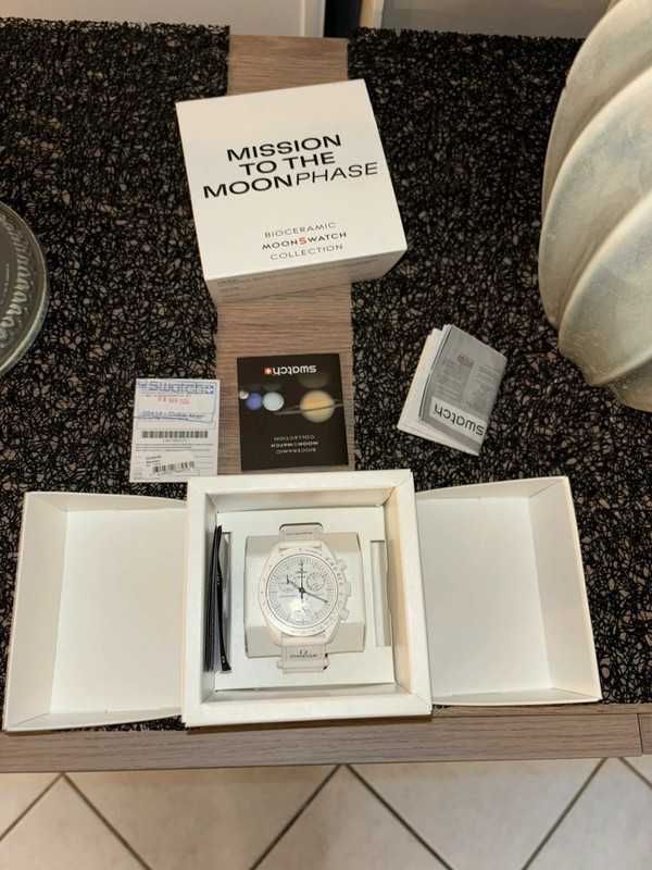 Moonphase Snoopy white -SO33W700