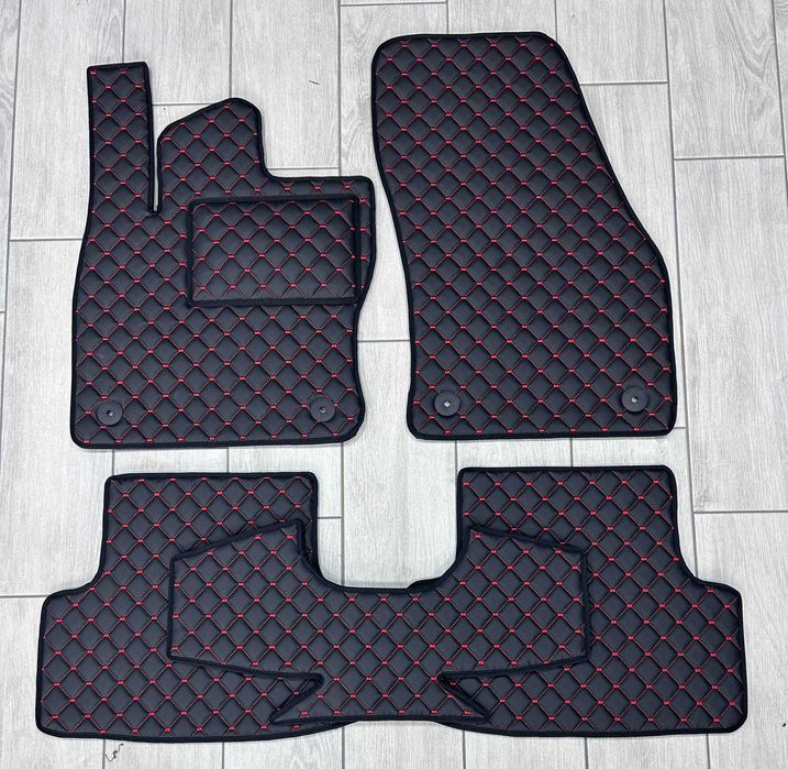 Коврики в салон Екошкіра для Ford Bronco Focus S-MAX C-MAX Edge Fiesta