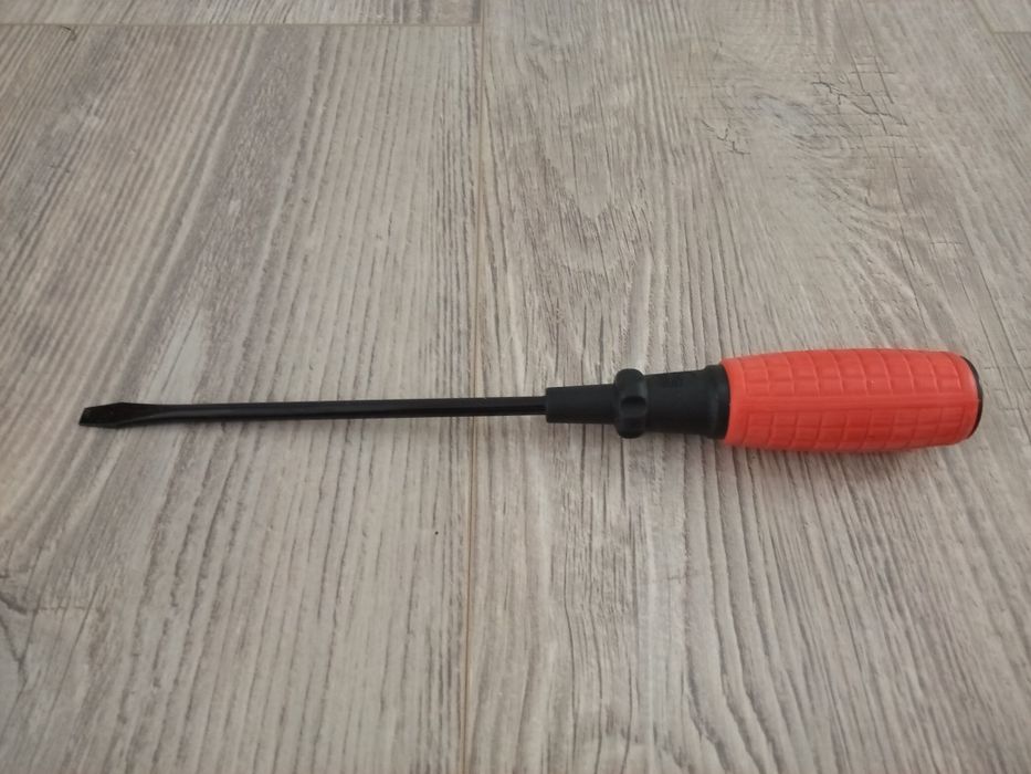 Śrubokręt Długi Płaski 275mm Mocny Do Pobijania 12 sztuk