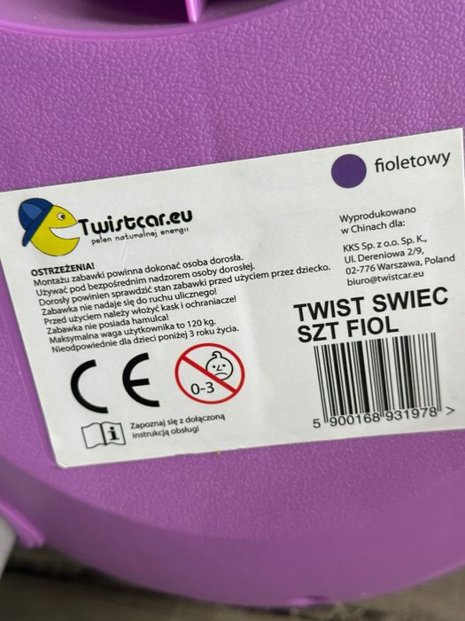 Jeździk Grawitacyjny Twistcar Dla Dzieci