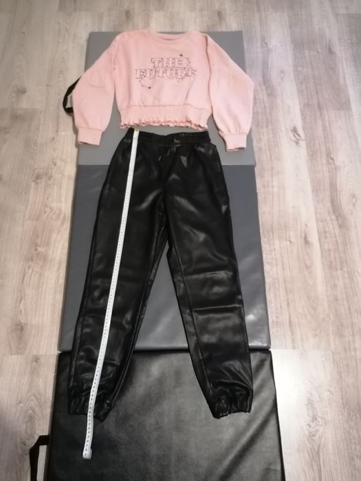 Bluza +skórzane spodnie