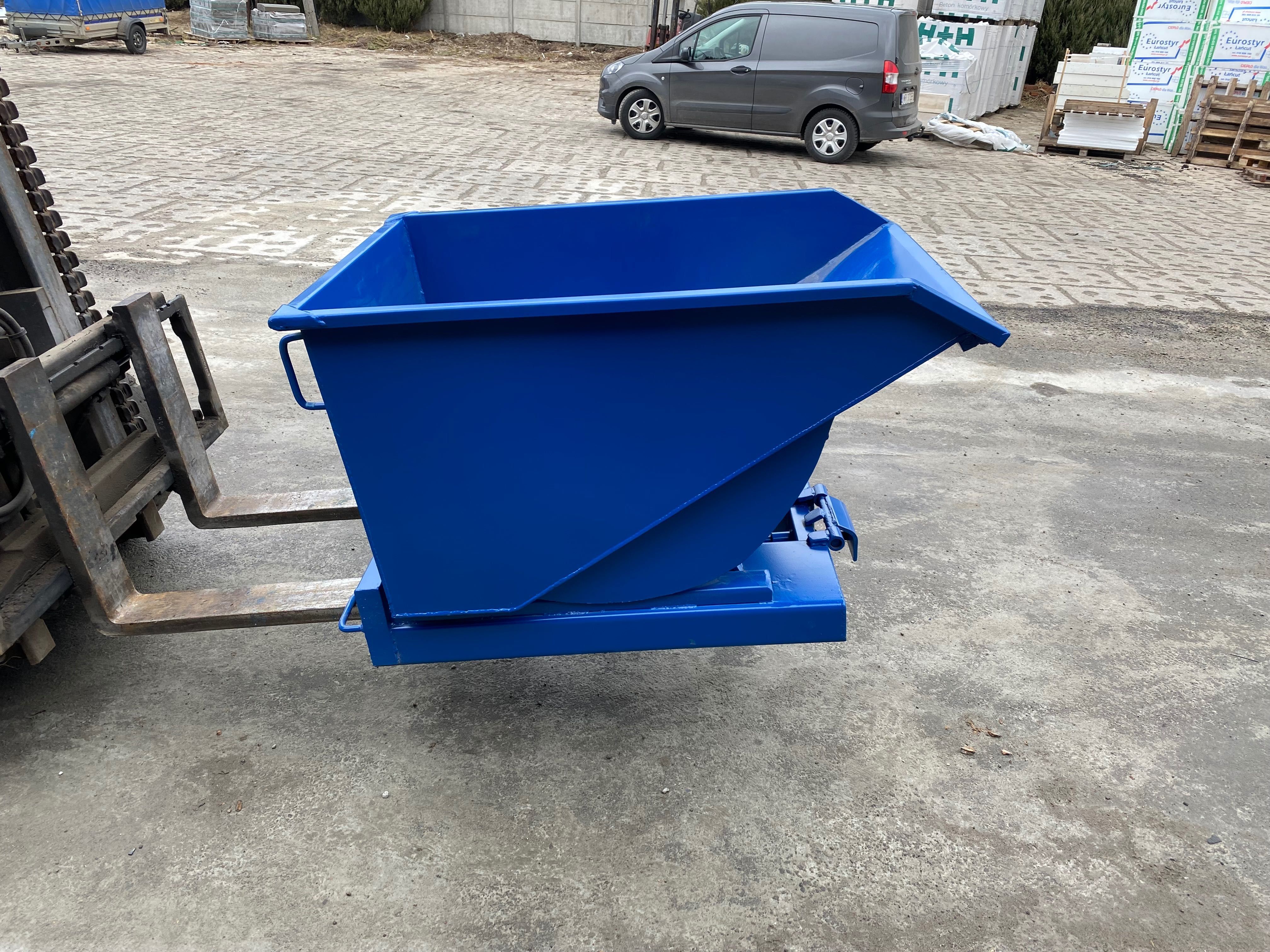 Kontener samowyładowczy typu koleba TK 600 - 0,6 m3 koliba