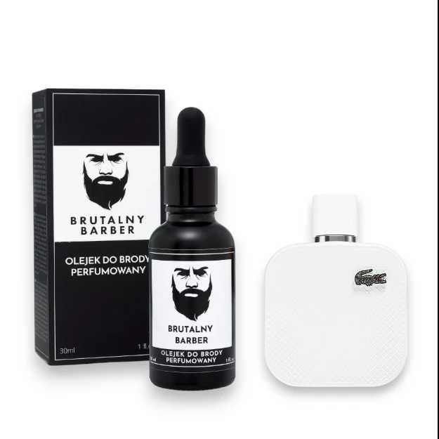 Olejek do brody perfumowany zapachem Lacoste – L. 12.12 Blanc