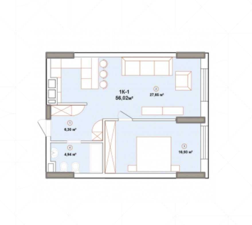 Продам 1-к квартиру ЖК Edelweiss House ул. Звіринецька, Печерськ