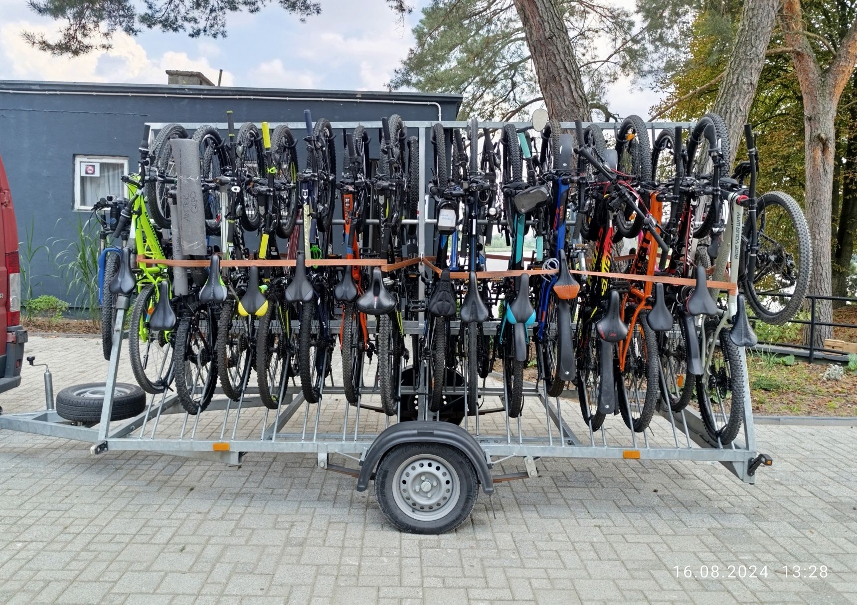 Przyczepka 32 rowery wynajem lub transport