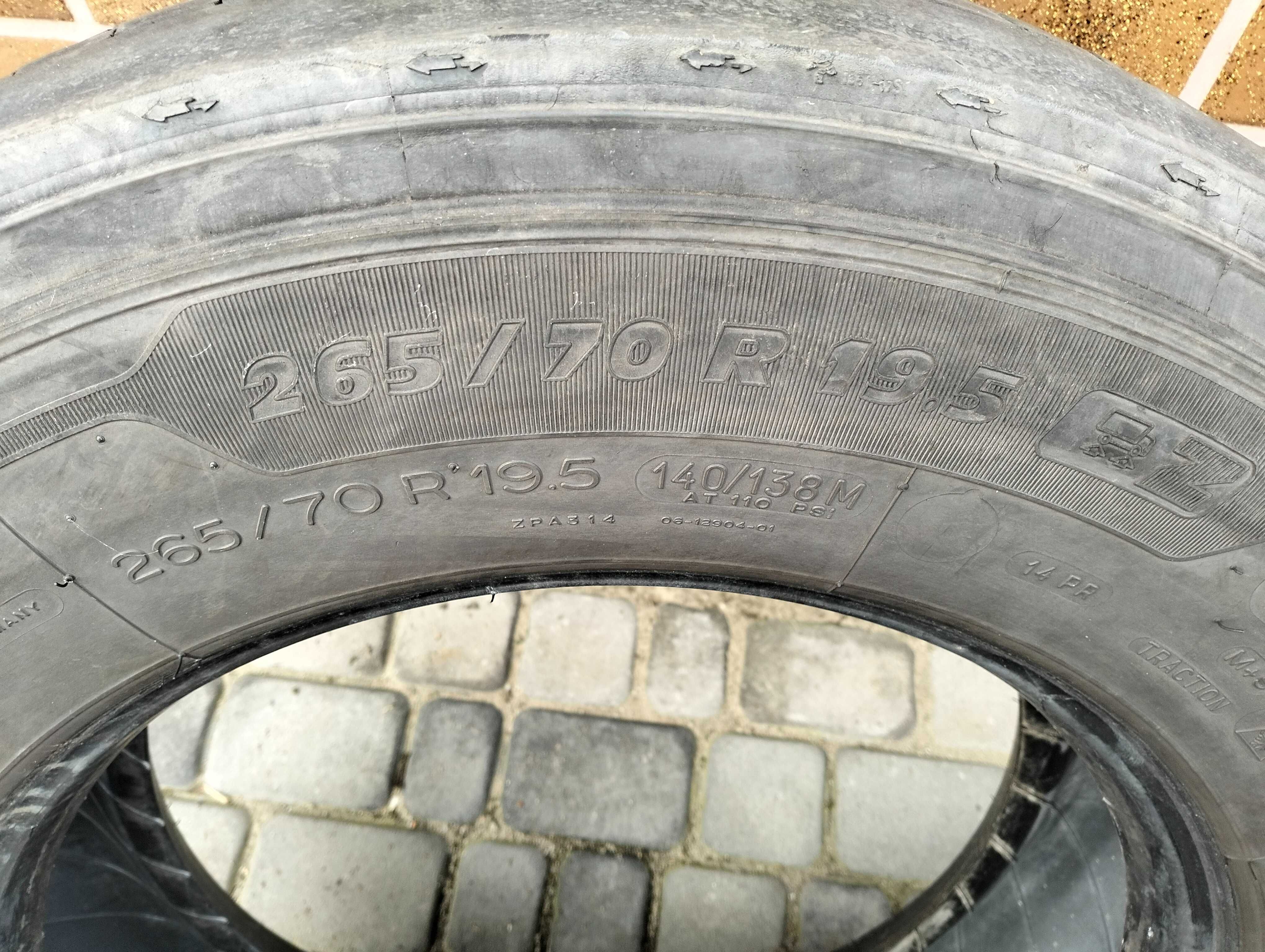 Opony ciężarowe Michelin 265/70 R19,5