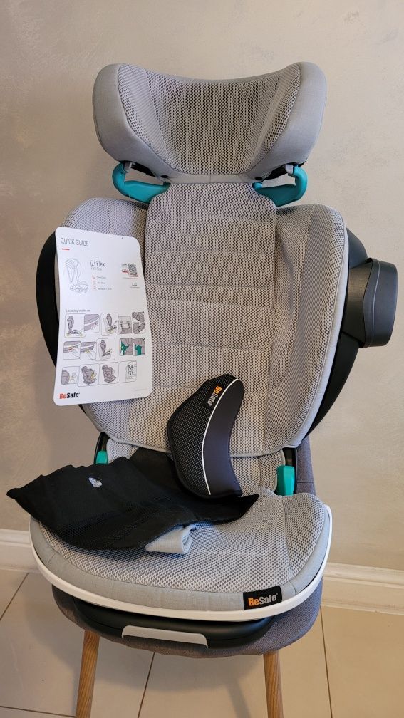 Fotelik BeSafe IZI FLEX FIX PEAK MESH 3D 15-36 kg może dla bliźniak
Zg