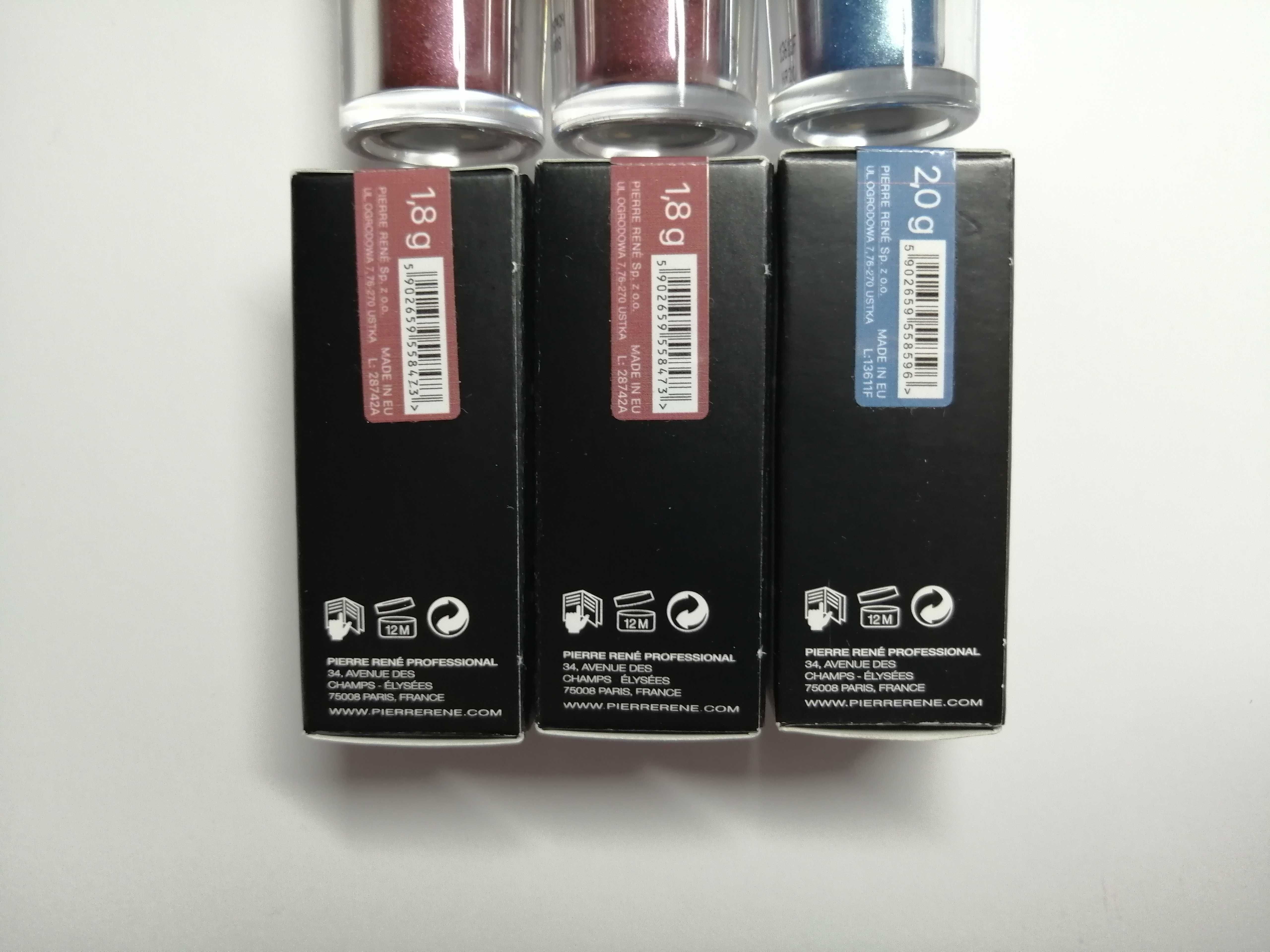 3x Pure Pigment Pierre Rene i 1x cień do powiek Feerie Celeste