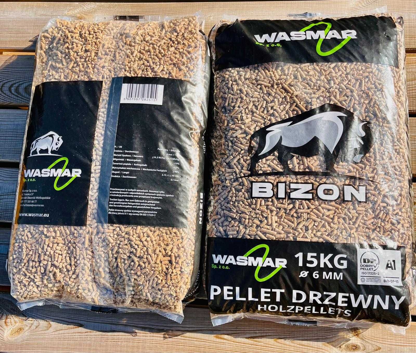 Pellet drzewny BIOZN A1 | paleta 975kg | 6mm | certyfikowany opał