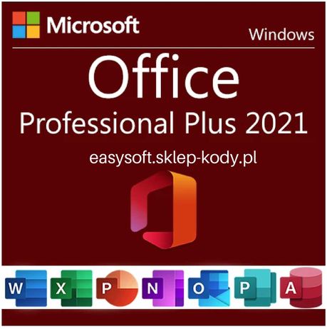 Office 2016, 2021 Pro Plus Klucz PL Aktywacja Online Najnowsze wydanie
