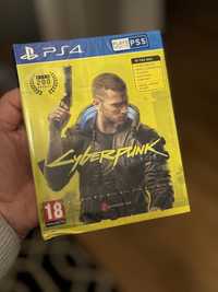 Gra cyberpunk 2077. PS4/PS5. Nowa, zafoliowana uszkodzone pudełko