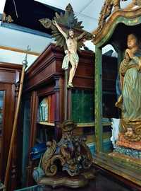 Crucifixo Pau Santo XVII XVIII