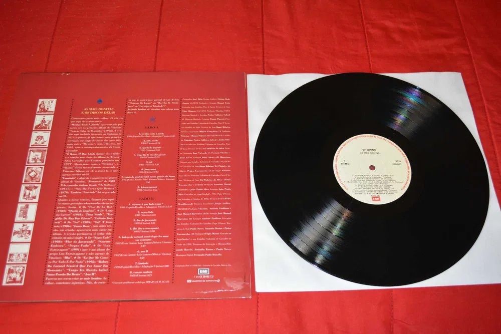 Vitorino - As Mais Bonitas -Edição Original 1993 PT Vinyl LP