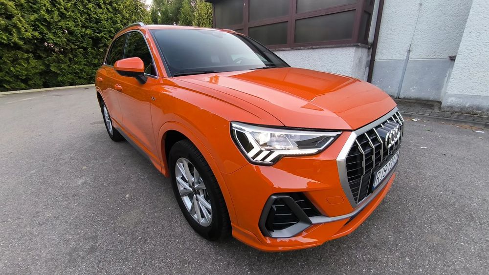Audi Q3 230HP, automat, S-line, quattro, BEZWYPADKOWY, Panorama, PERFEKT stan,