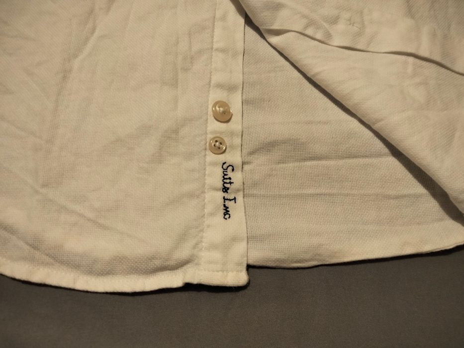 Camisa branca slim fit Suits (S)
